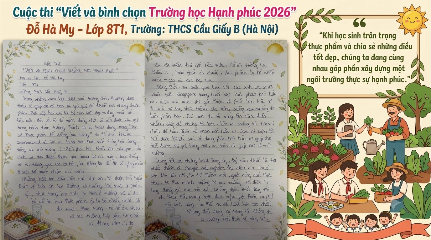 Mỗi bữa ăn, một bài học yêu thương