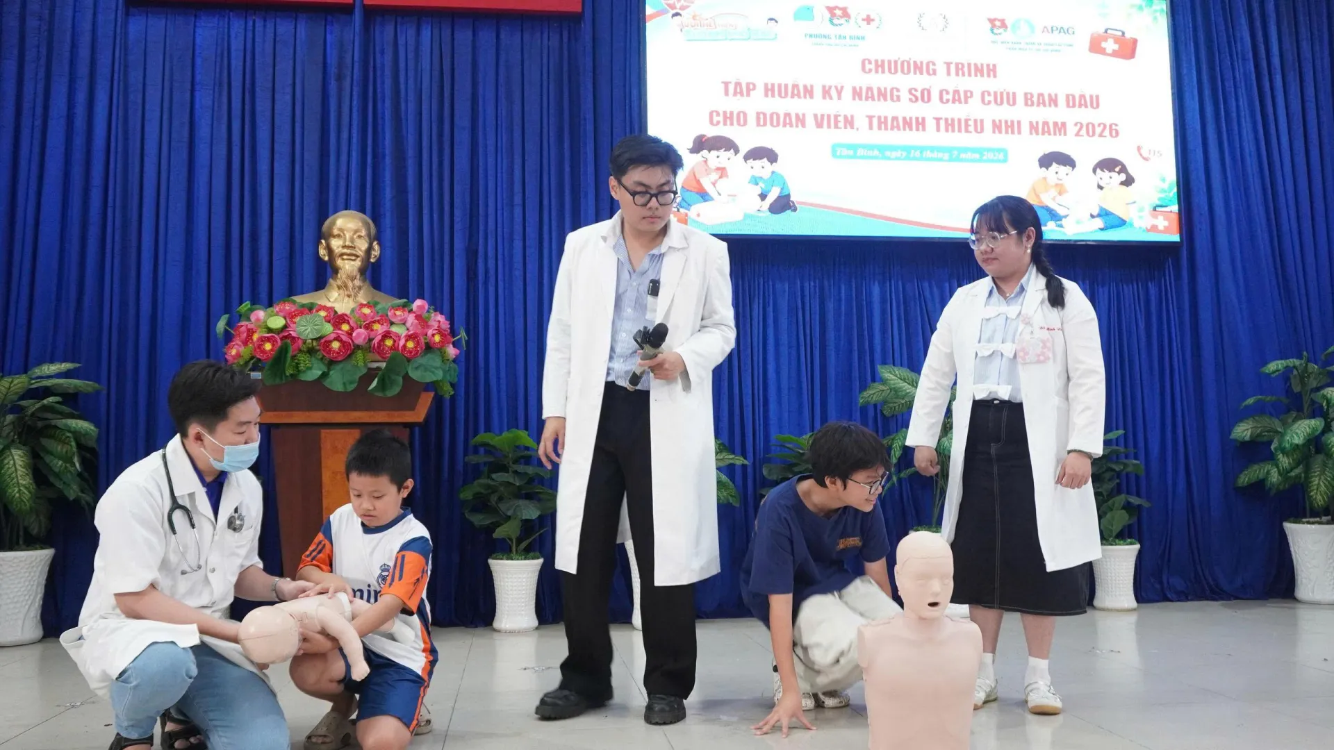 TP.HCM: Trang bị kỹ năng sơ cấp cứu cho trẻ em từ những tình huống thực tế