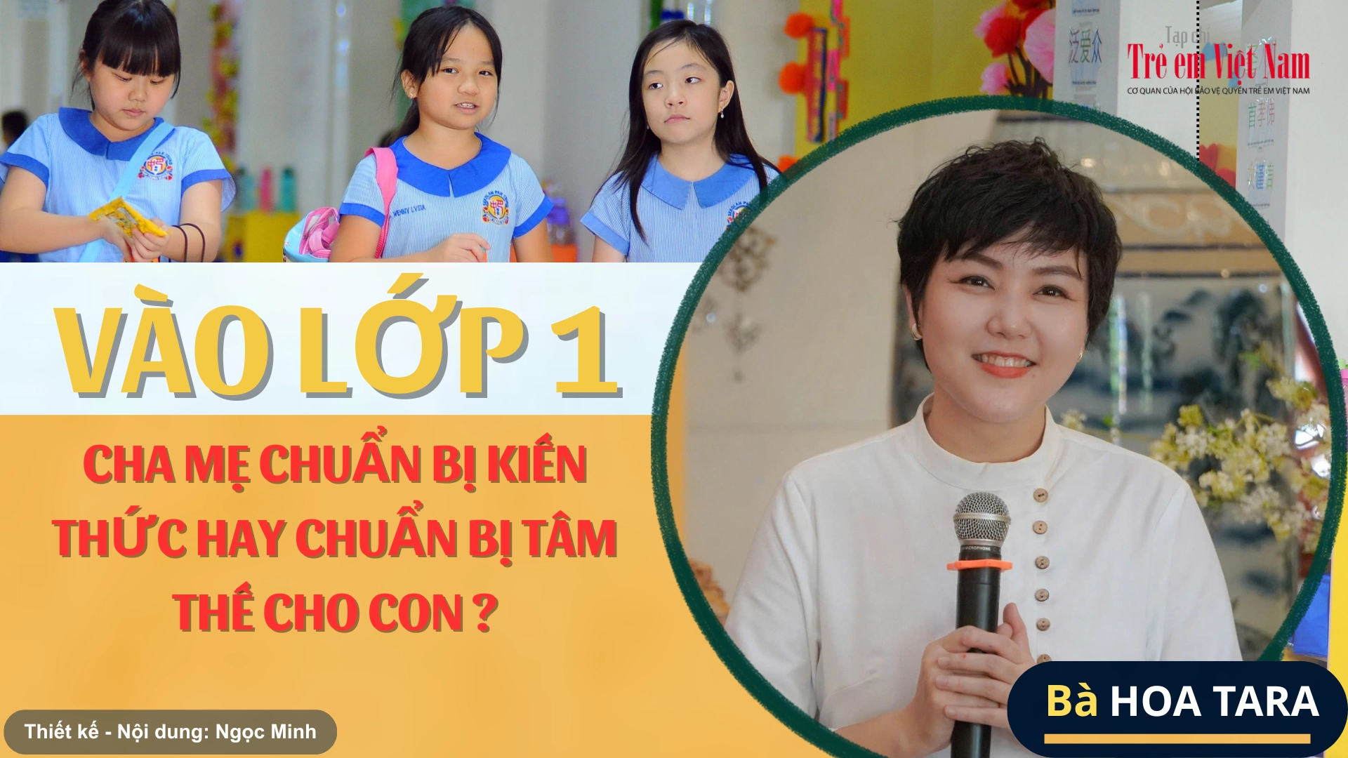 Con vào lớp 1: Cha mẹ chuẩn bị kiến thức hay chuẩn bị tâm thế cho con?