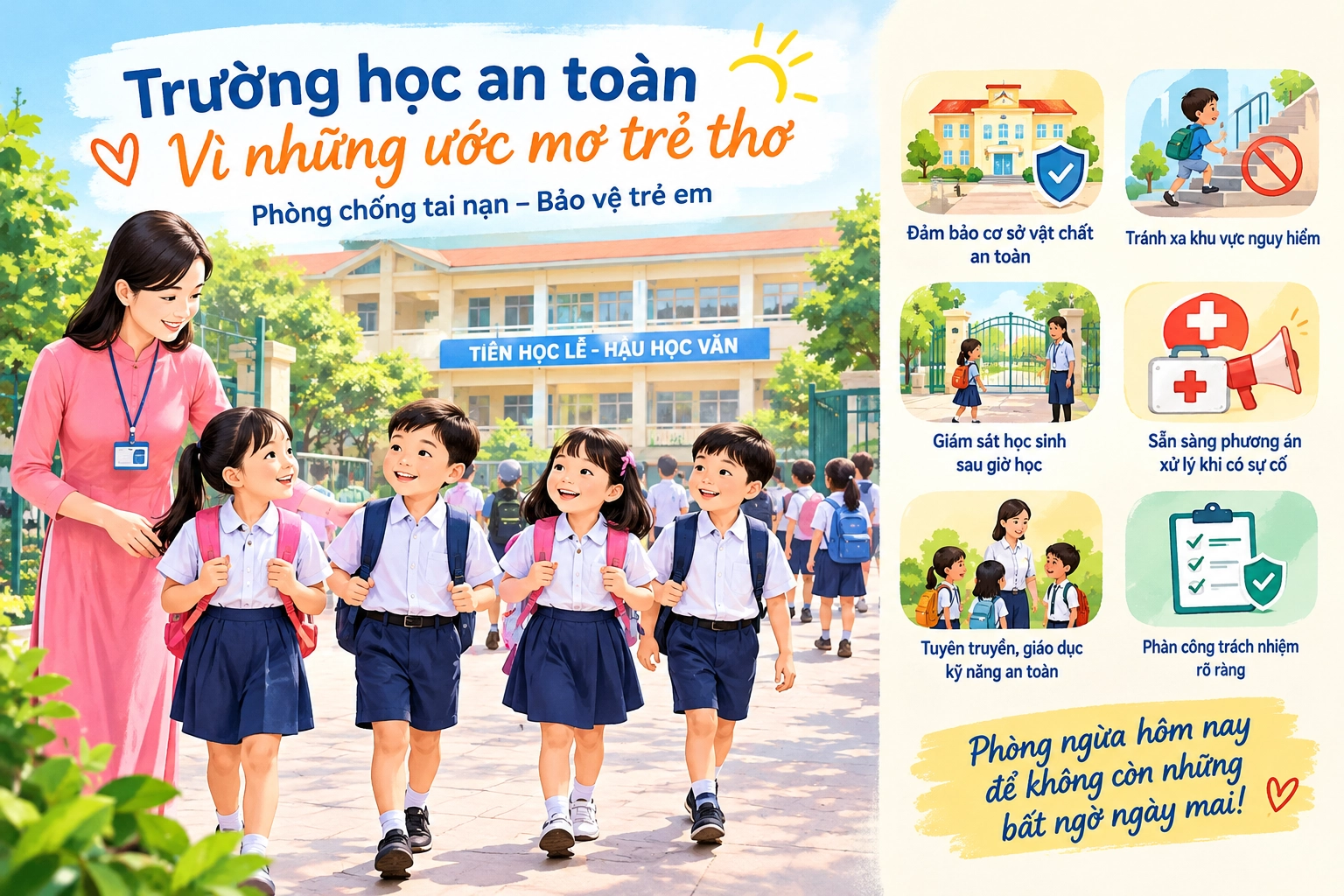 Từ vụ học sinh tử vong ở Hải Phòng cảnh báo an toàn trường học