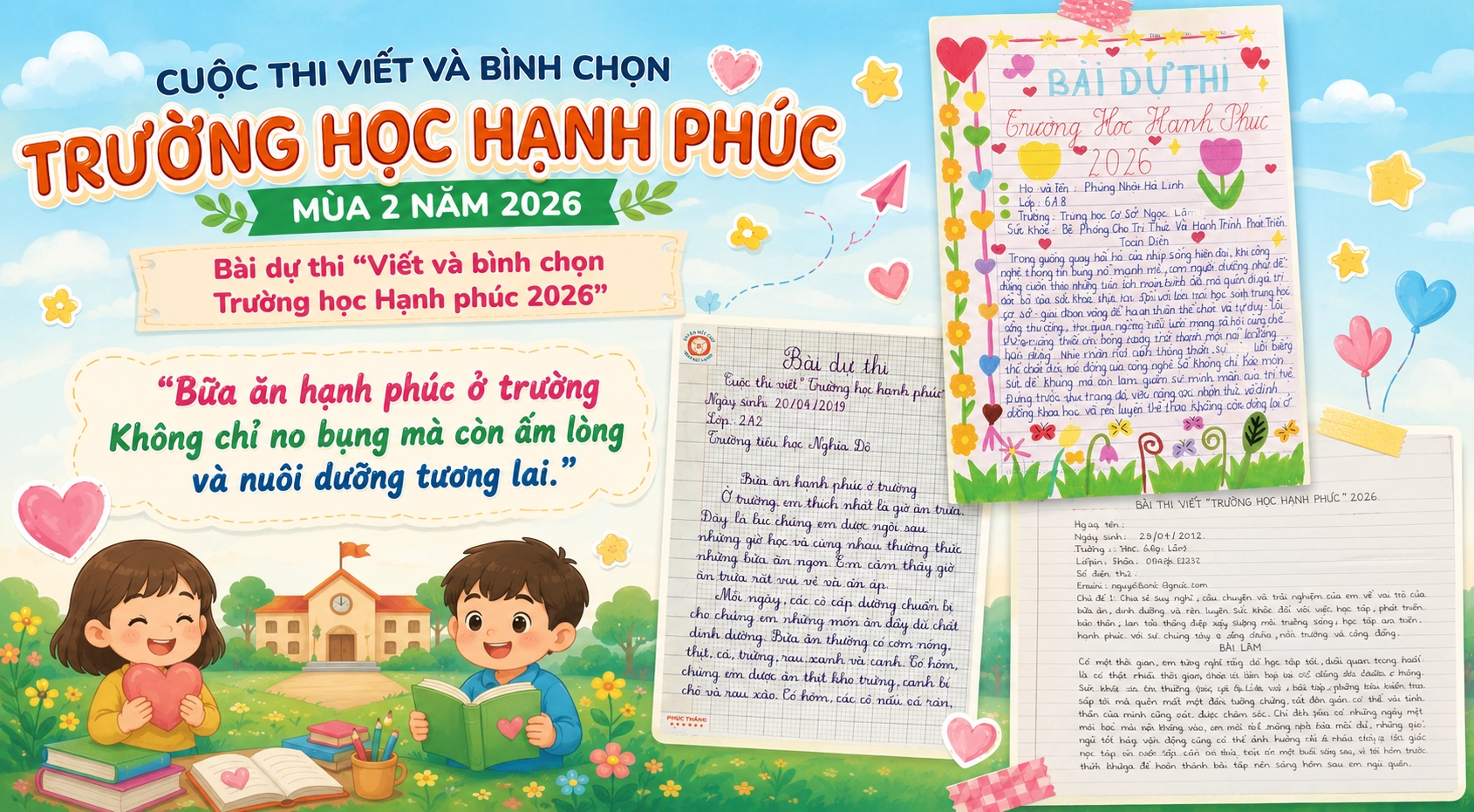 Khi bữa ăn bán trú trở thành điểm tựa học đường
