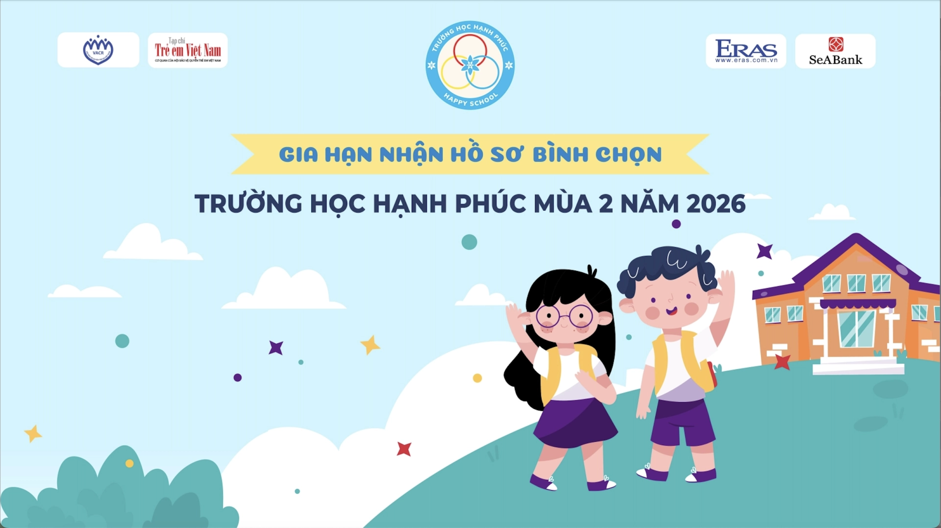 7h00 sáng 5/10 chính thức mở cổng bình chọn “Trường học hạnh phúc” 2026