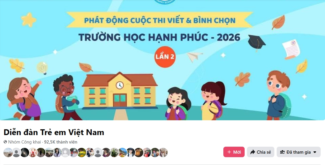Bài viết nào sẽ vào Top 10 có lượt tương tác cao nhất Diễn đàn Trẻ em Việt Nam?