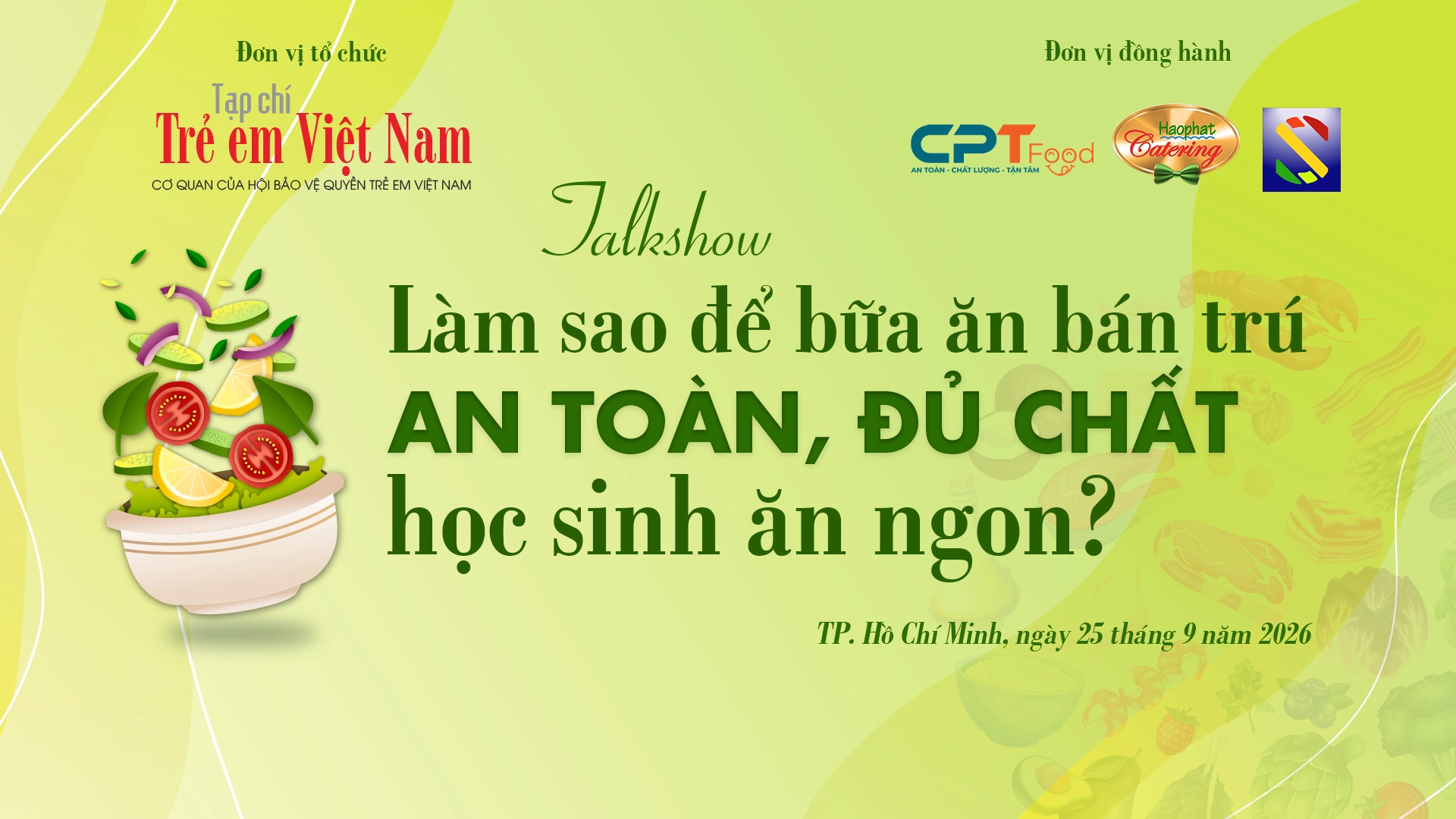 Chiều mai, Tạp chí Trẻ em Việt Nam tổ chức đối thoại 'nóng' về bữa ăn bán trú