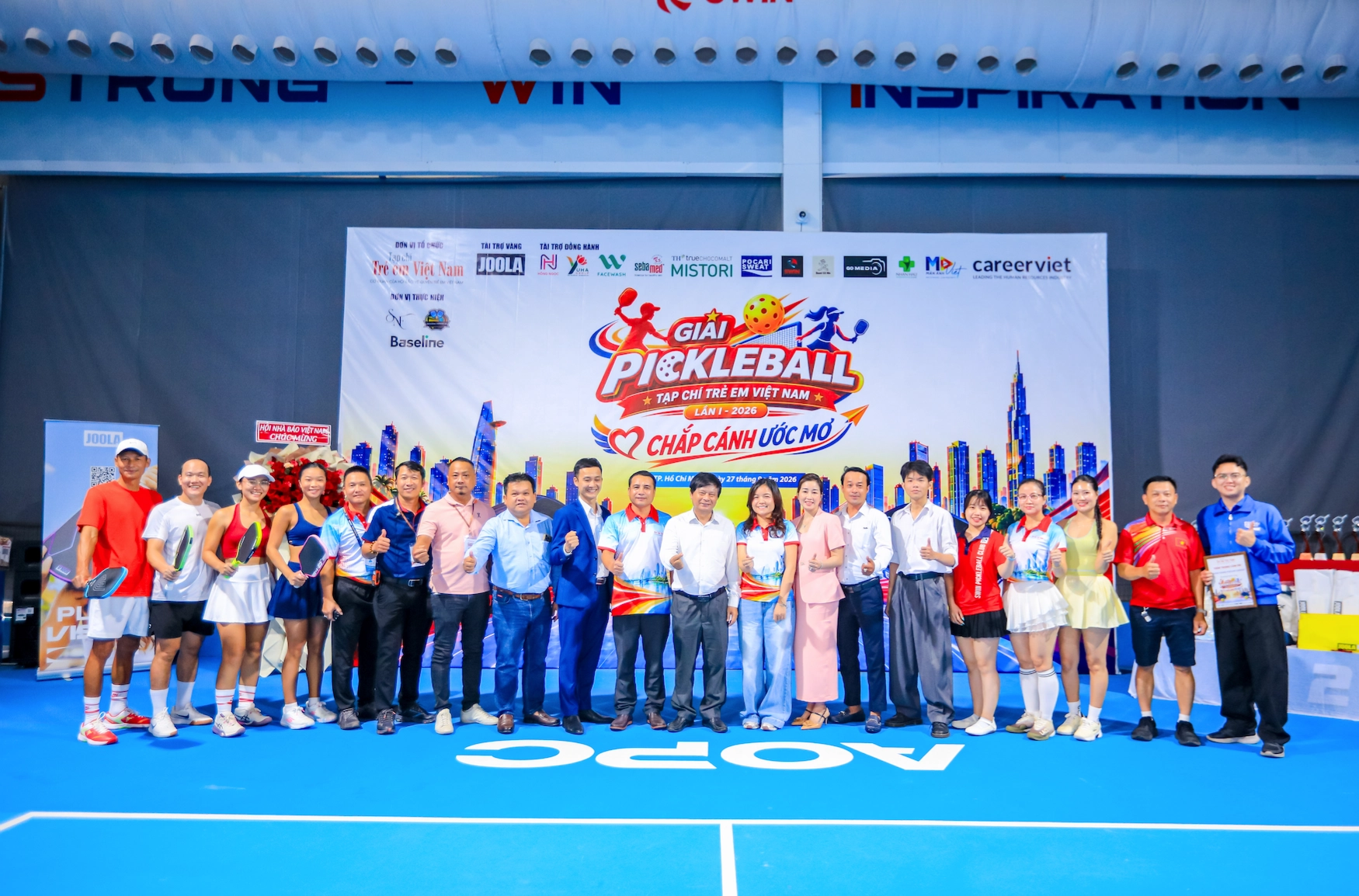 Khai mạc Giải Pickleball Tạp chí Trẻ em Việt Nam lần I - 2026