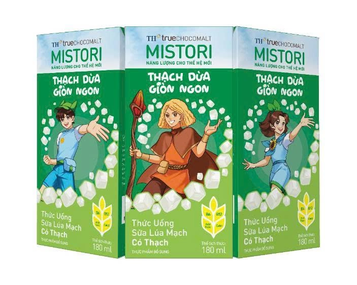 Sữa lúa mạch có thạch TH true CHOCOMALT MISTORI - Năng lượng từ thiên nhiên cho thế hệ mới