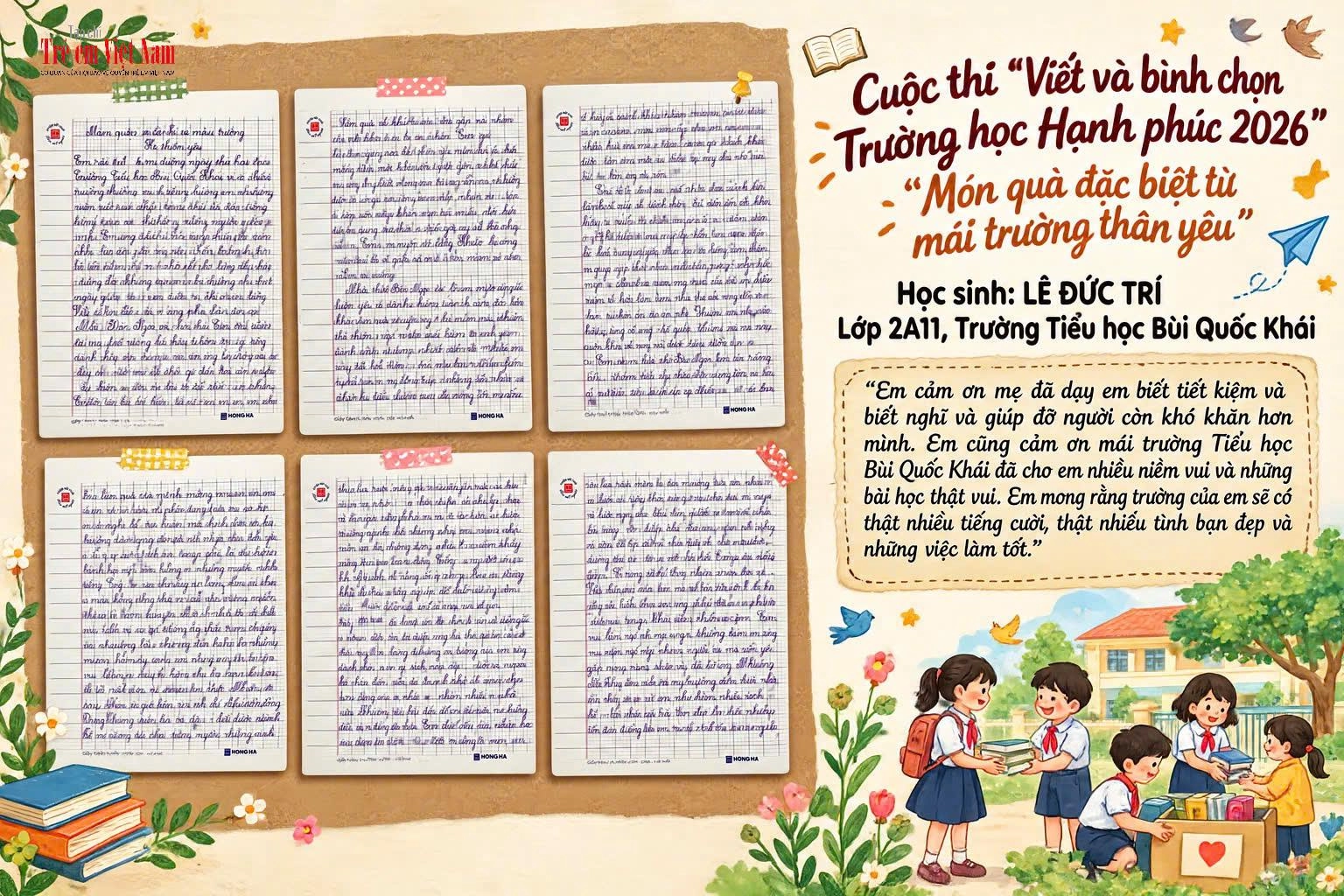 Món quà đặc biệt từ mái trường thân yêu