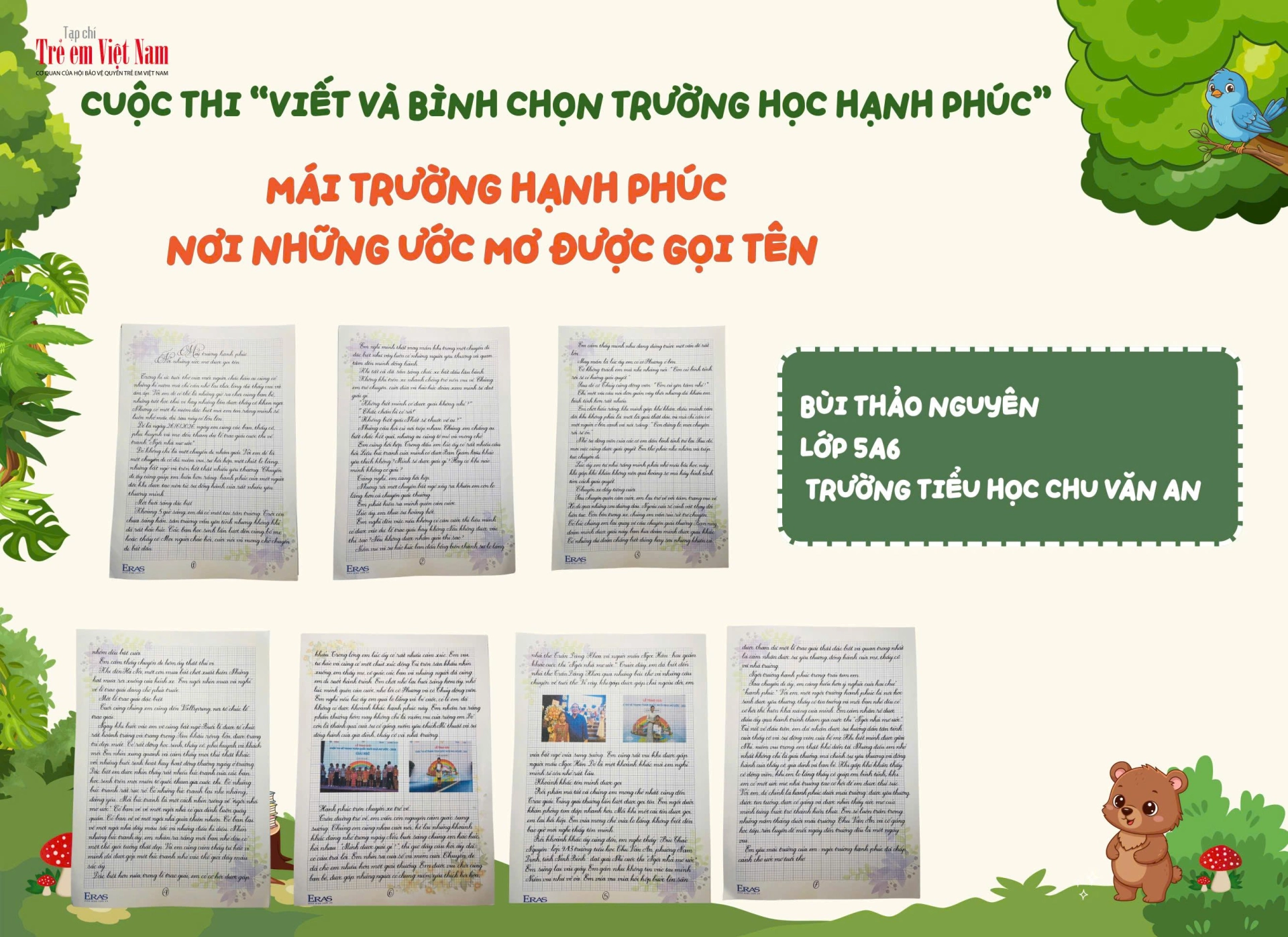 Mái trường hạnh phúc, nơi những ước mơ được gọi tên