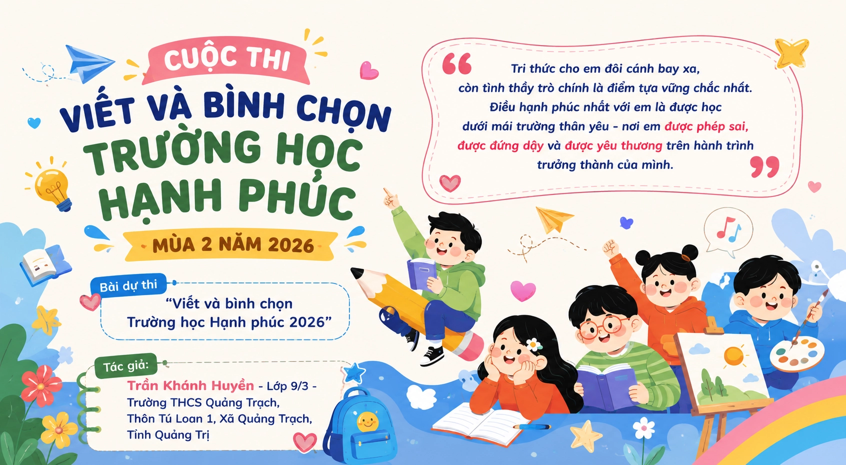 Khi thầy cô trở thành điểm tựa của học trò