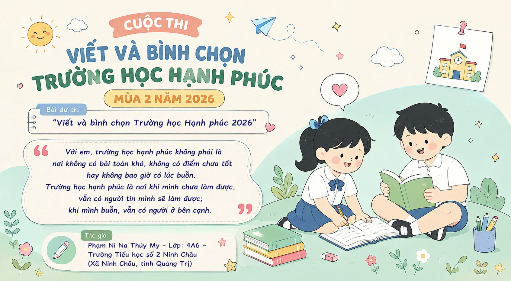 Chiếc bút chì và lời cô dặn