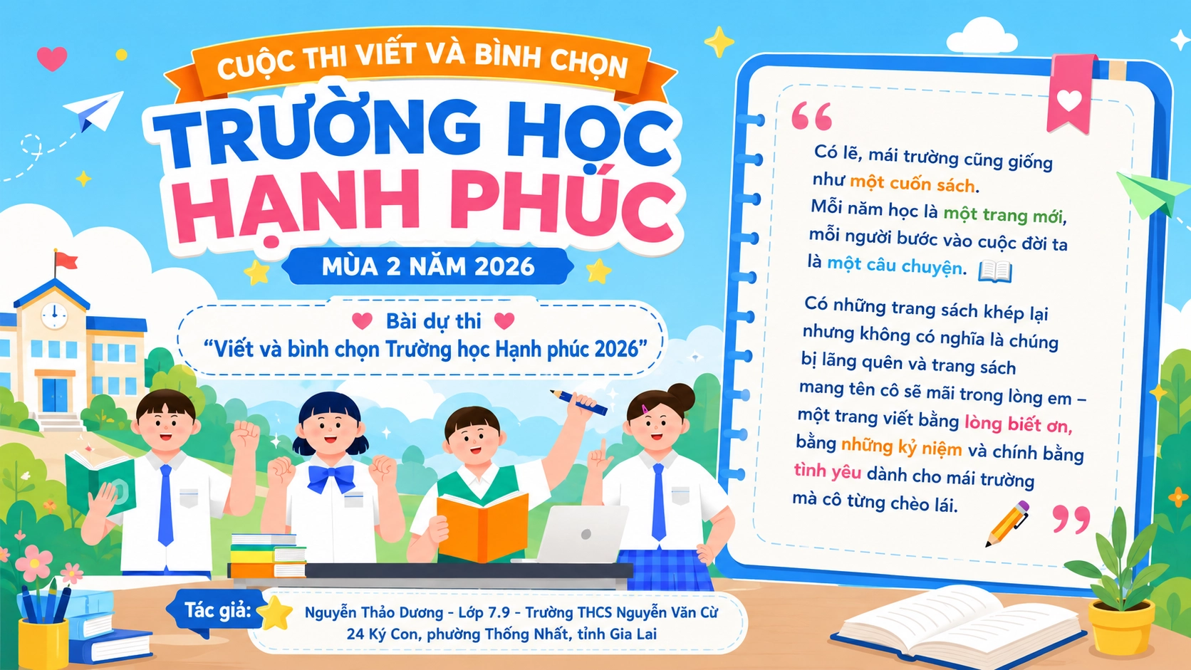 Mái trường đổi thay - Tình người còn mãi