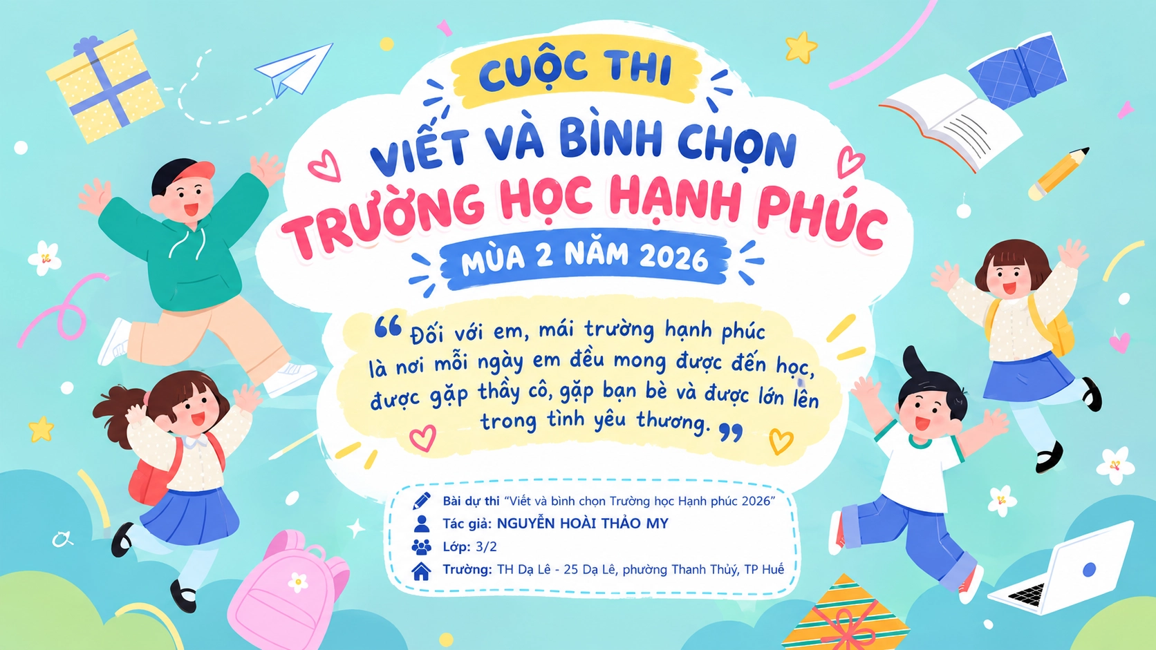 Mái Trường Dạ Lê – Ngôi Nhà Hạnh Phúc