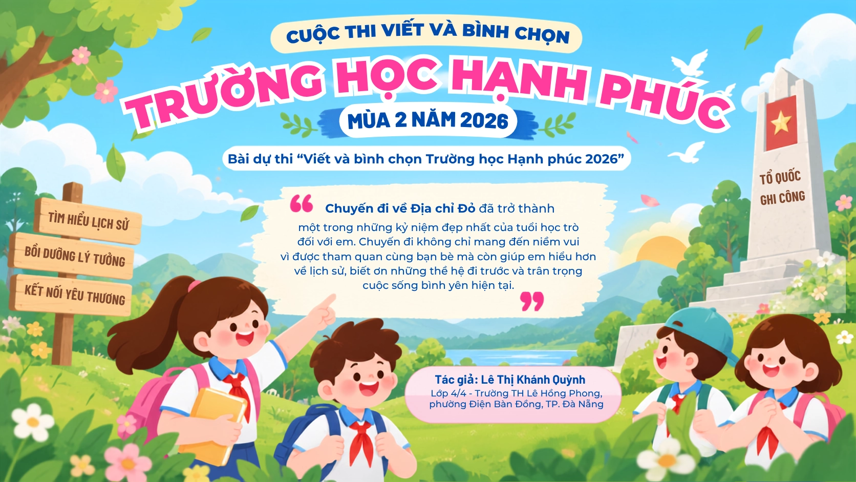 Kỉ niệm về chuyến đi đến Địa chỉ Đỏ