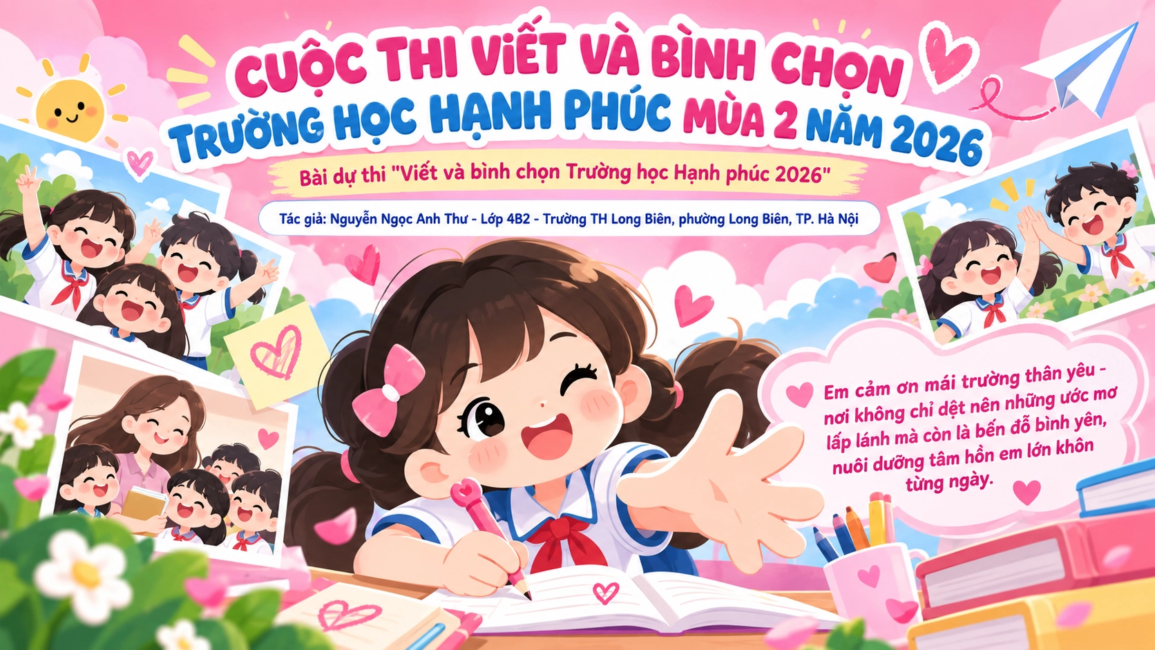 Mái trường - Nơi hạnh phúc đong đầy