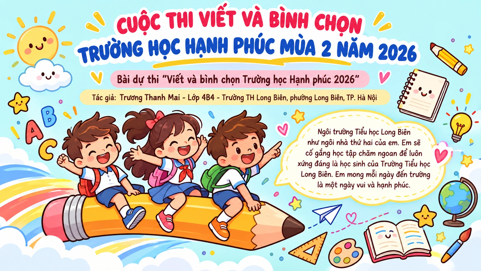 Từ những bước chân lo lắng đến nụ cười mỗi sớm mai