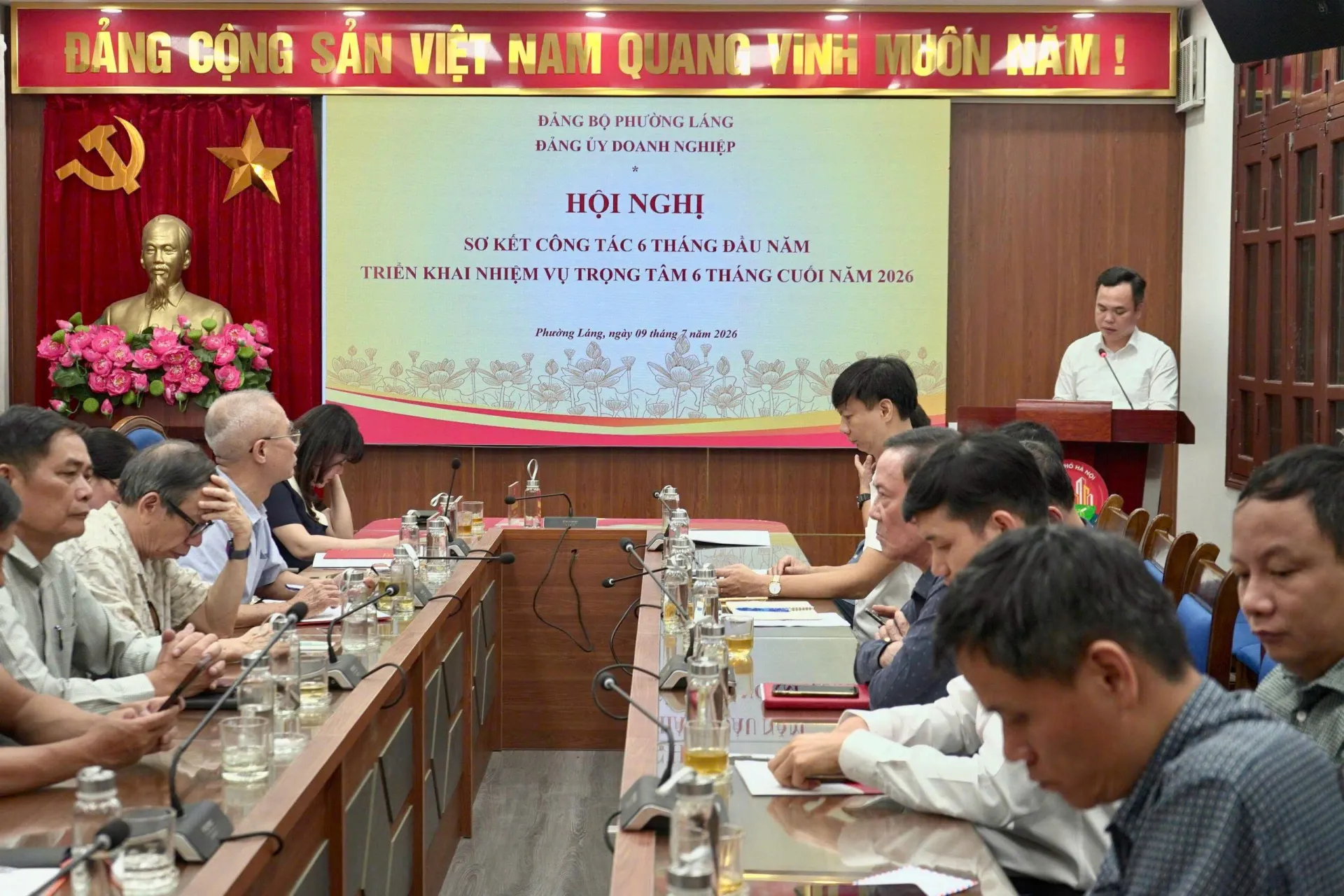 Đảng bộ Doanh nghiệp phường Láng sơ kết công tác 6 tháng đầu năm 2026