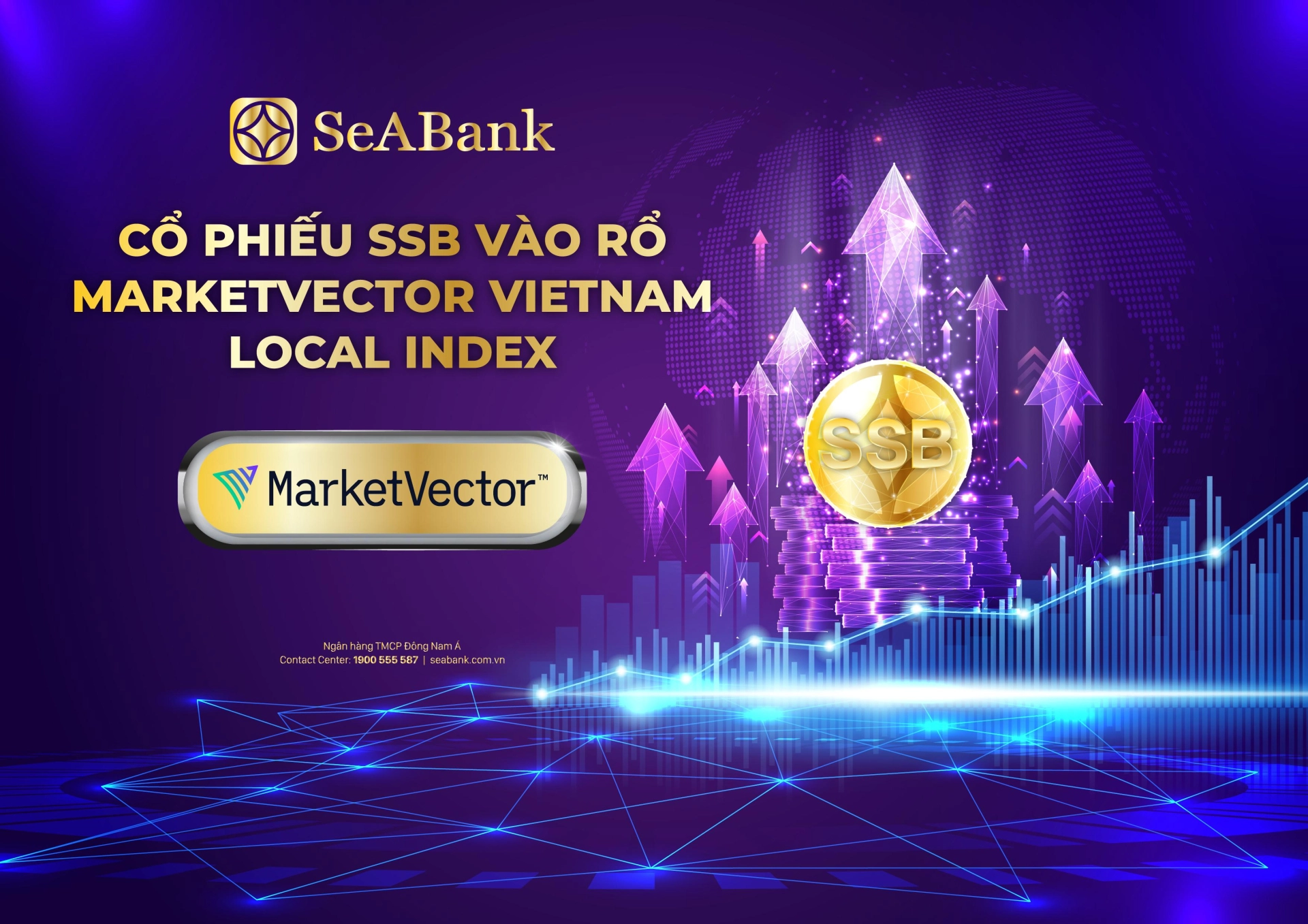 SSB là cổ phiếu duy nhất được thêm vào rổ MarketVector Vietnam Local Index