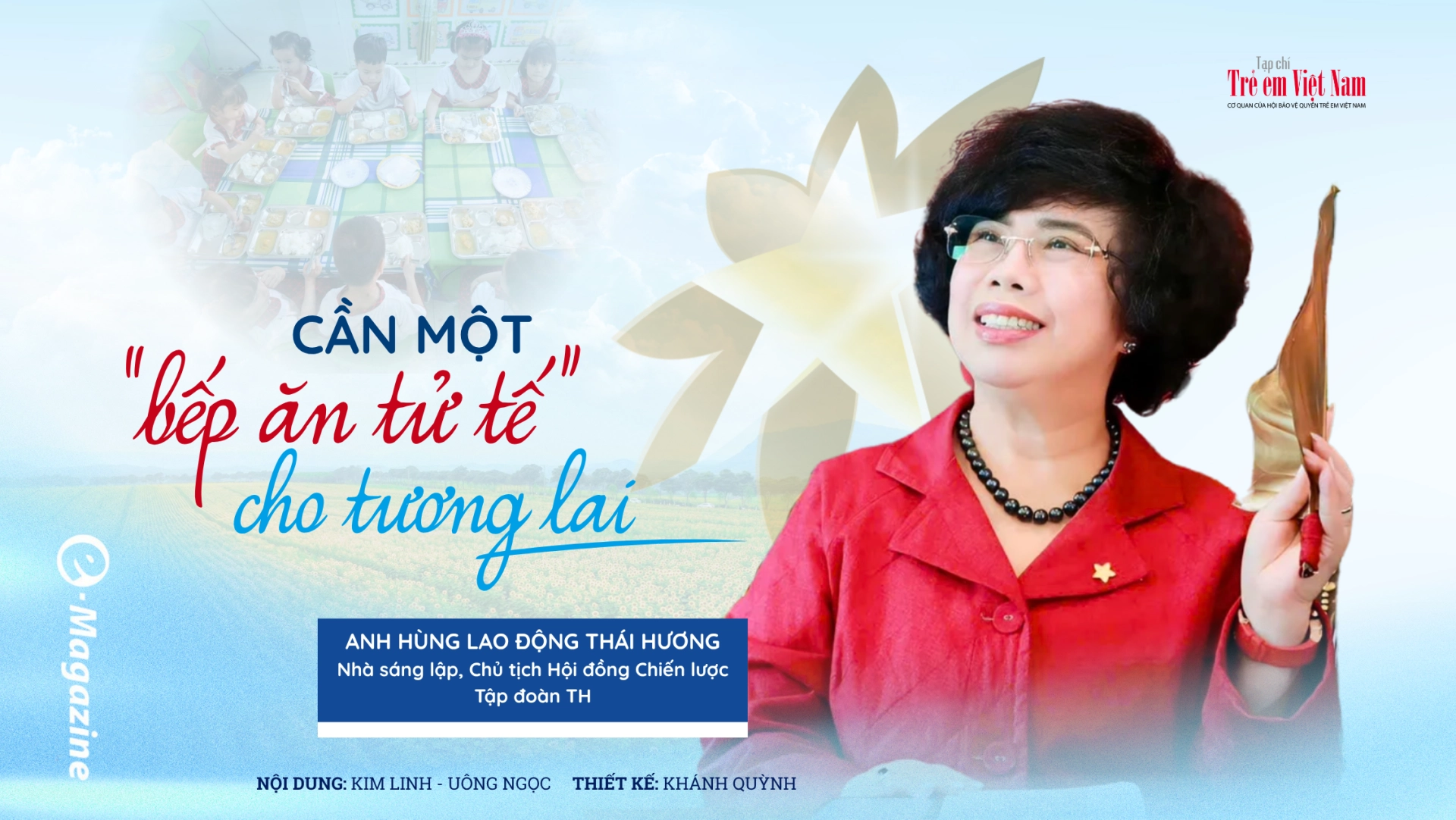 Tình đất và tấm lòng người mẹ gửi vào những “bếp ăn tử tế” cho trẻ em