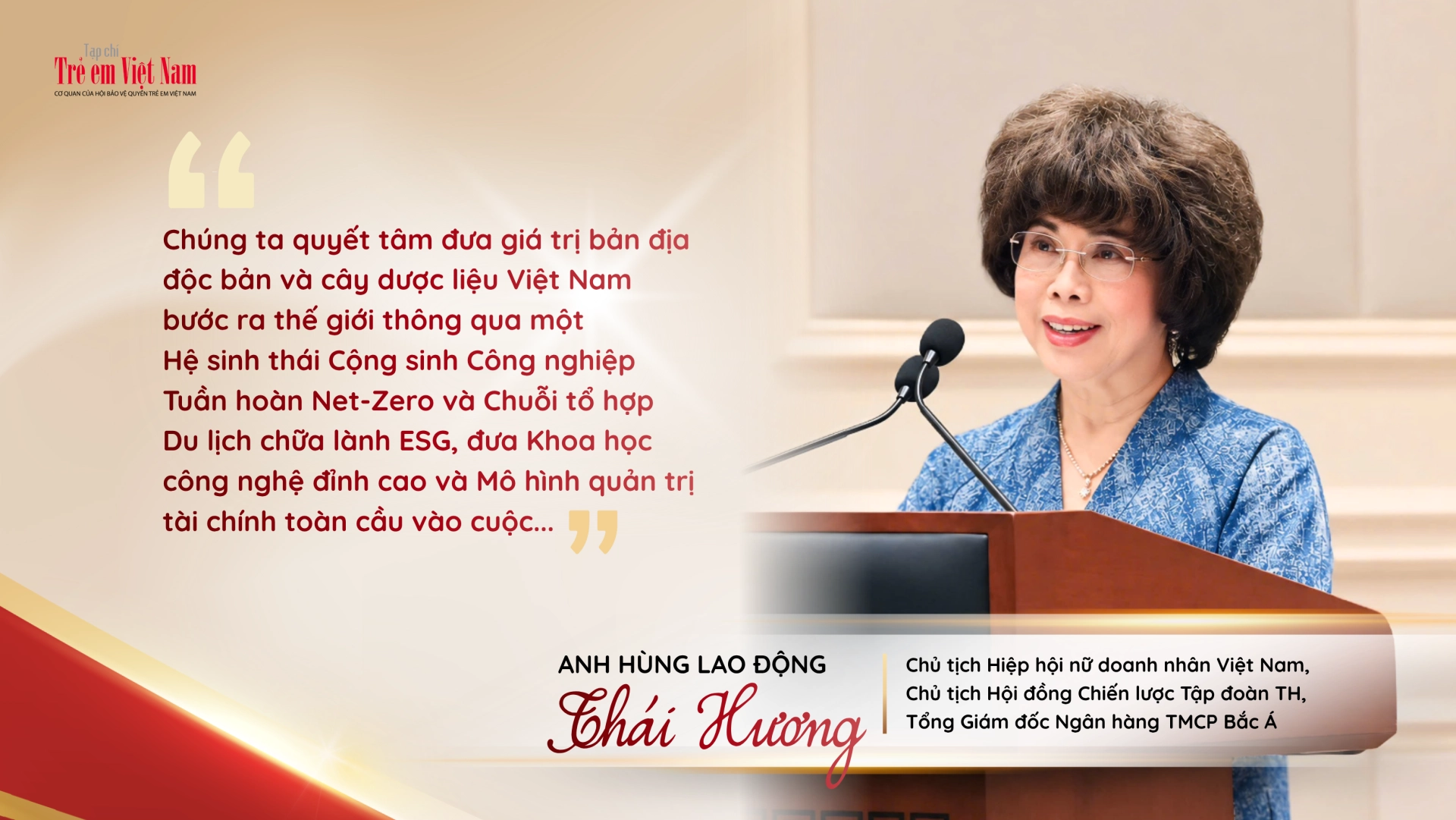 Anh hùng Lao động Thái Hương: Đánh thức giá trị bản địa độc bản, kiến tạo tài sản trí tuệ quốc gia