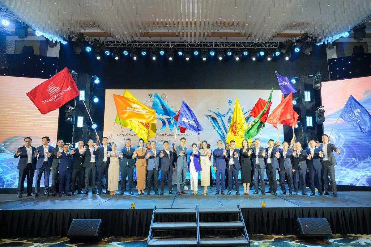 Sự kiện Kickoff The Victoria diễn ra sôi động, chính thức khởi động chiến dịch ra mắt phân khu cao tầng mới.