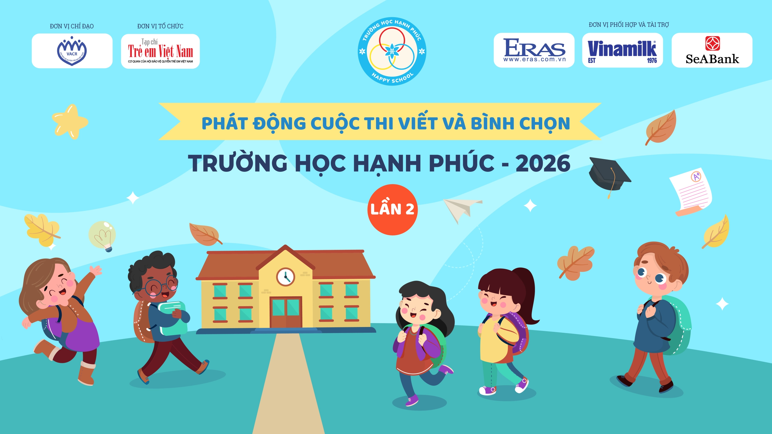 'Trường học hạnh phúc' mùa 2: Nâng cấp hàng trăm giải thưởng, trao niềm vui cho học sinh cả nước 