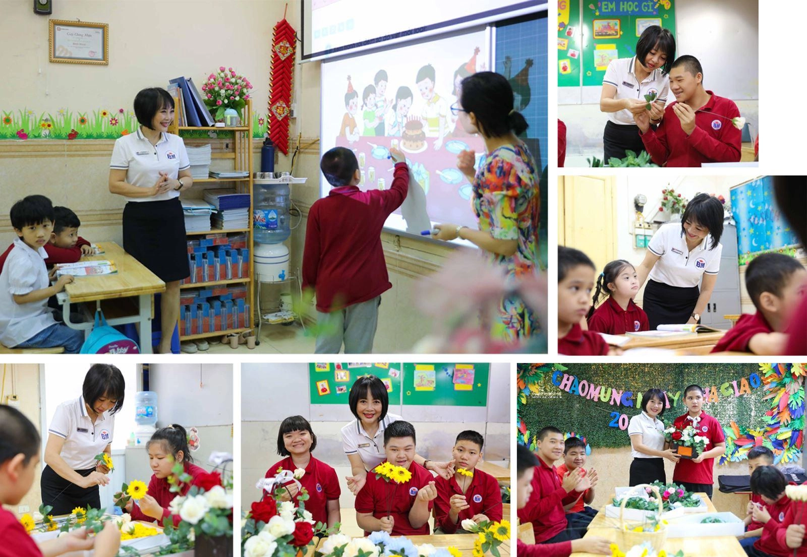 Quan tâm tới việc mở lớp cho trẻ khuyết tật, trẻ có hoàn cảnh khó khăn không thể đến trường