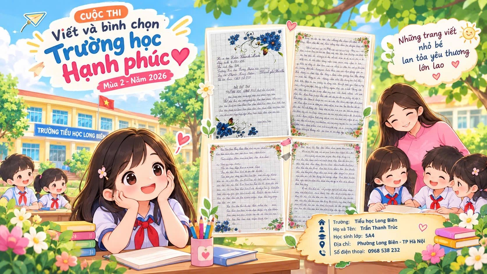 Tiểu học Long Biên - Mái trường an lành