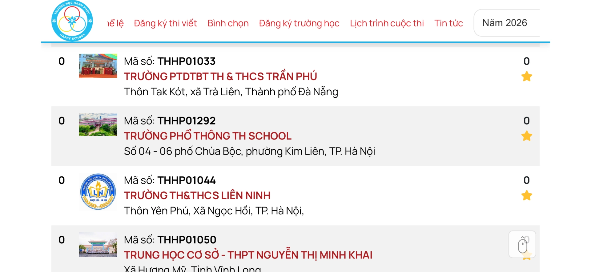 Hàng triệu học sinh, phụ huynh chờ giờ mở cổng bình chọn Trường học hạnh phúc 2026