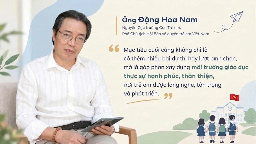 Nguyên Cục trưởng Cục Trẻ em: Muốn học sinh hạnh phúc, thầy cô cũng phải hạnh phúc