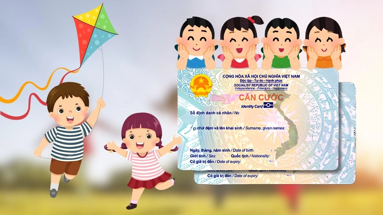 Từ 1/9, trẻ dưới 6 tuổi có thể được cấp thẻ căn cước ngay khi làm khai sinh