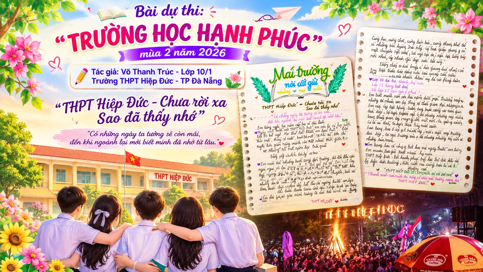 Mái trường nơi cất giữ những nụ cười