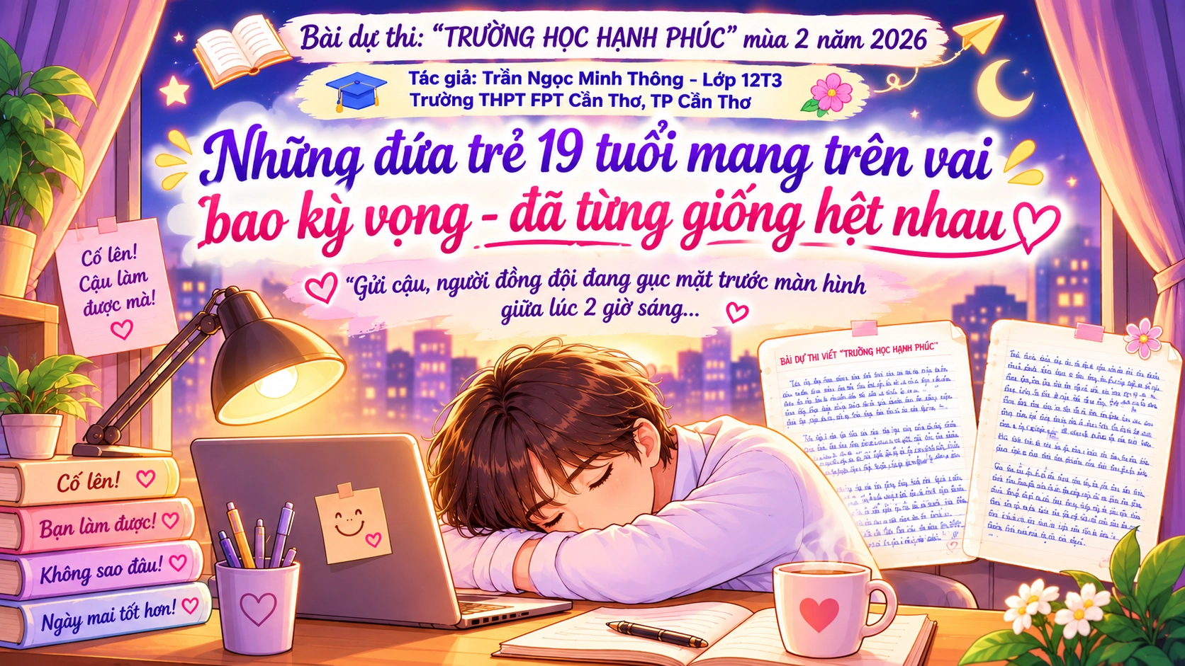 Gửi cậu, người đồng đội đang gục mặt trước màn hình giữa lúc 2 giờ sáng