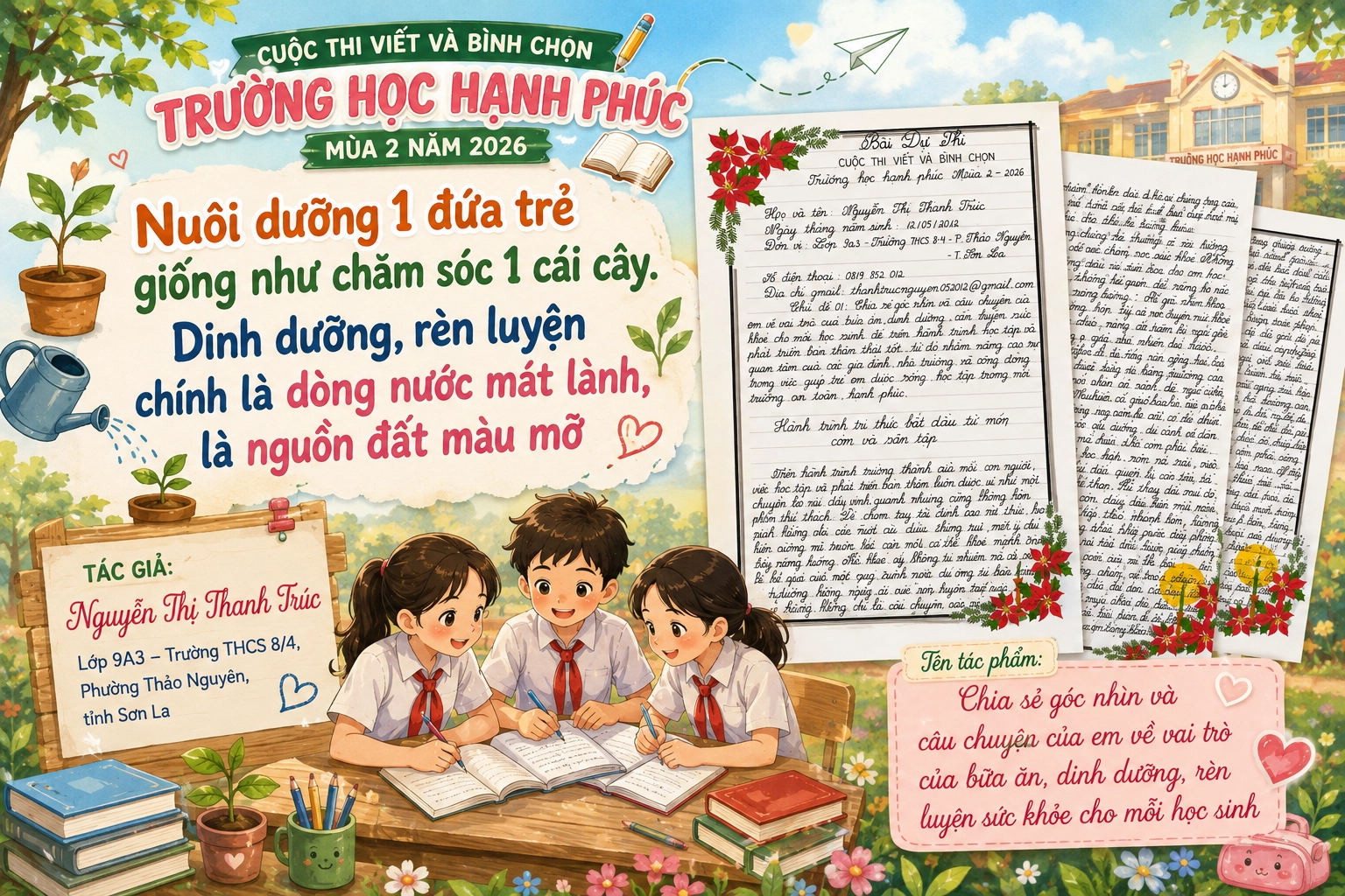 Hành trình tri thức bắt đầu từ mâm cơm và sân tập