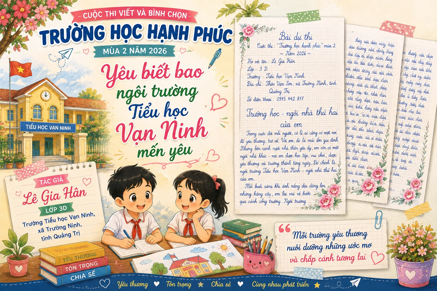 Trường học - ngôi nhà thứ hai của em