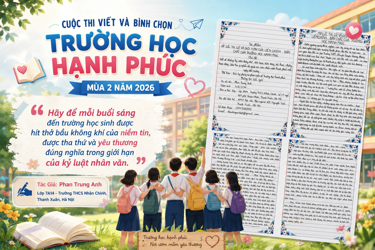 Áp lực thi cử và giới hạn của liêm chính: Bản chất của trường học hạnh phúc