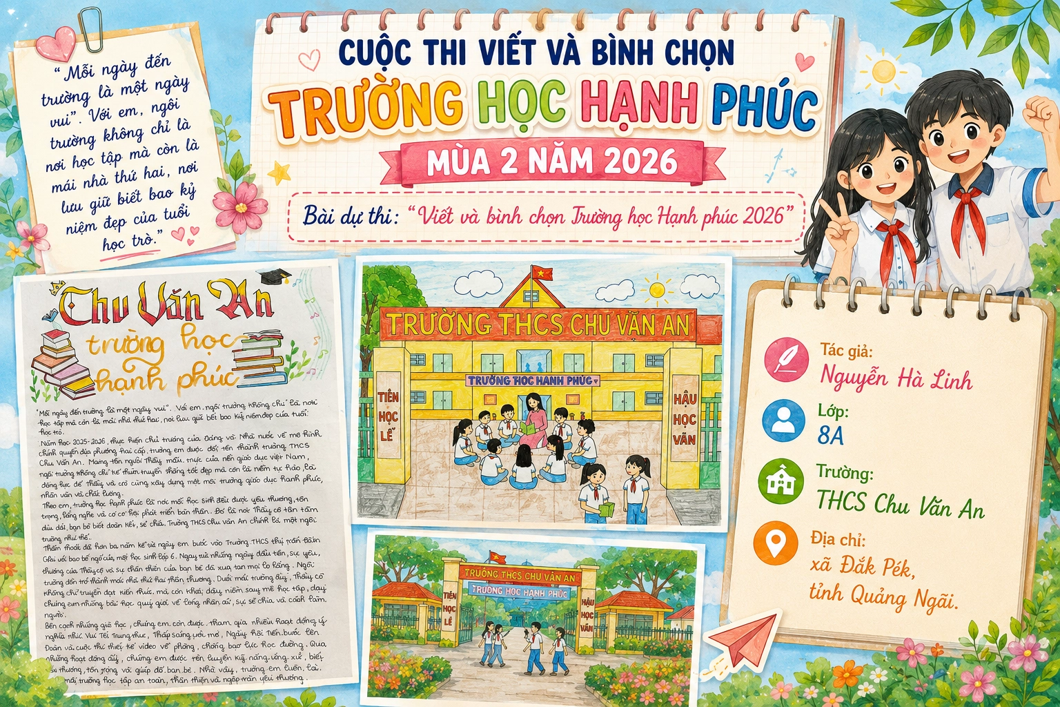 THCS Chu Văn An - Trường học hạnh phúc