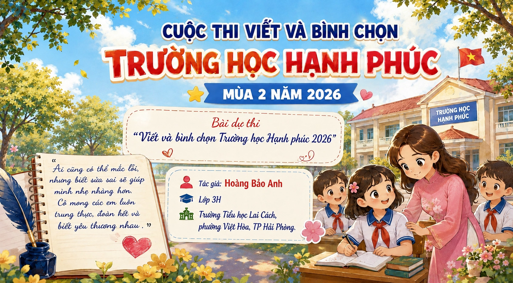 Chiếc bút và bài học yêu thương
