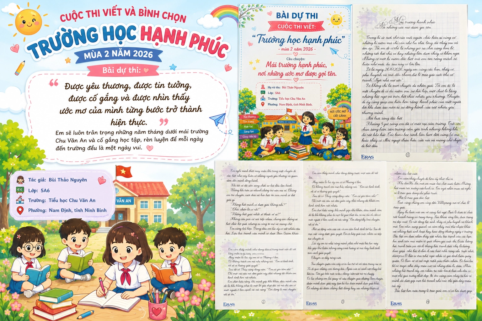 Mái trường hạnh phúc nơi những ước mơ được gọi tên