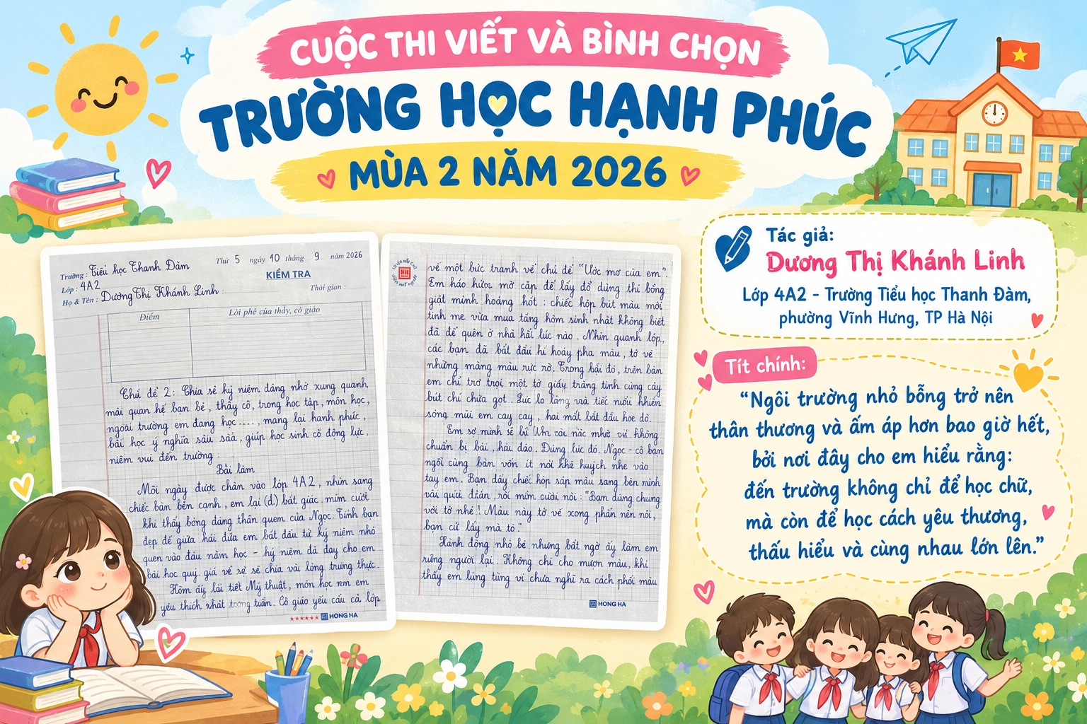 Sắc màu tình bạn từ chiếc hộp sáp màu