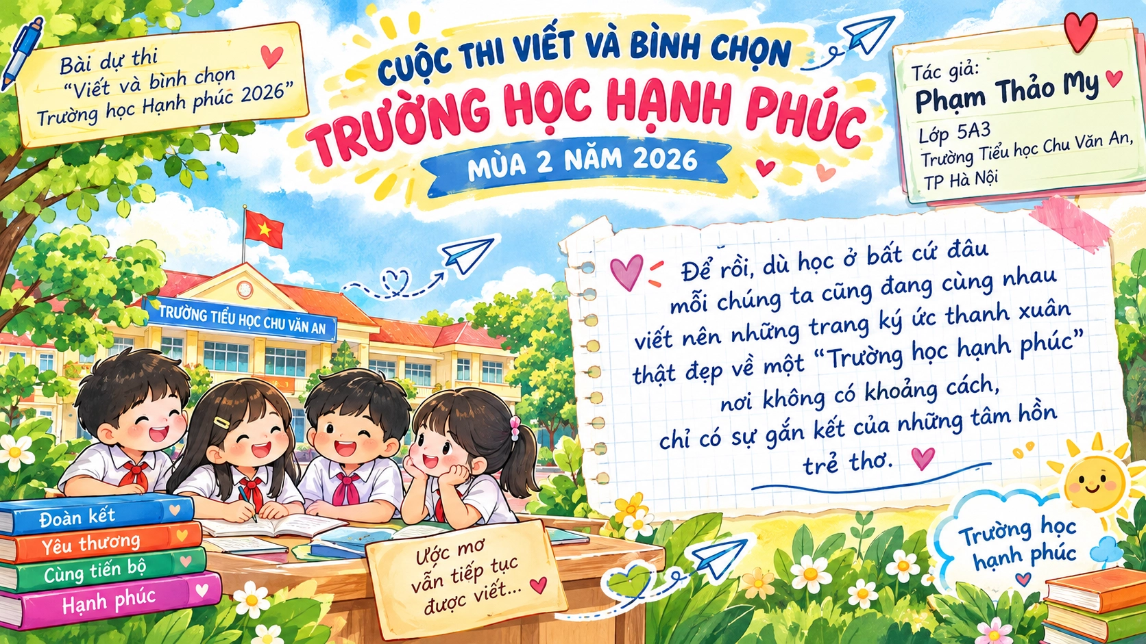 Yêu thương nối dài những con đường