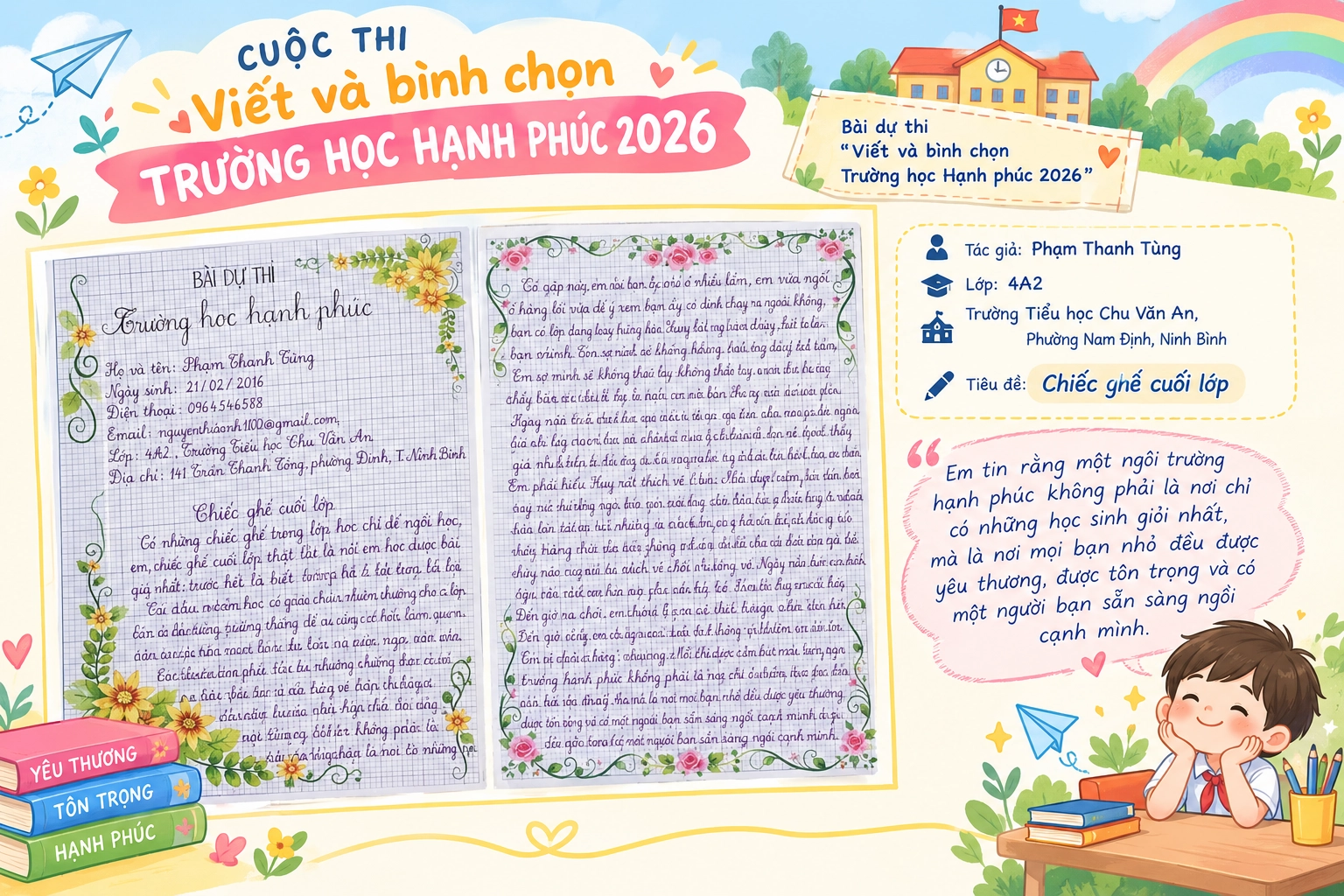 Chiếc ghế cuối lớp
