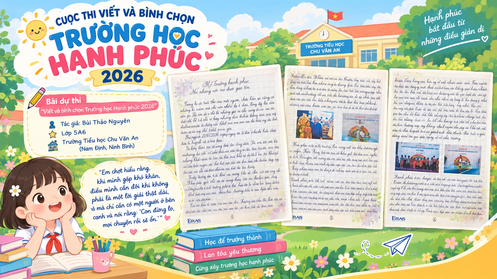 Mái trường hạnh phúc nơi những ước mơ gọi tên