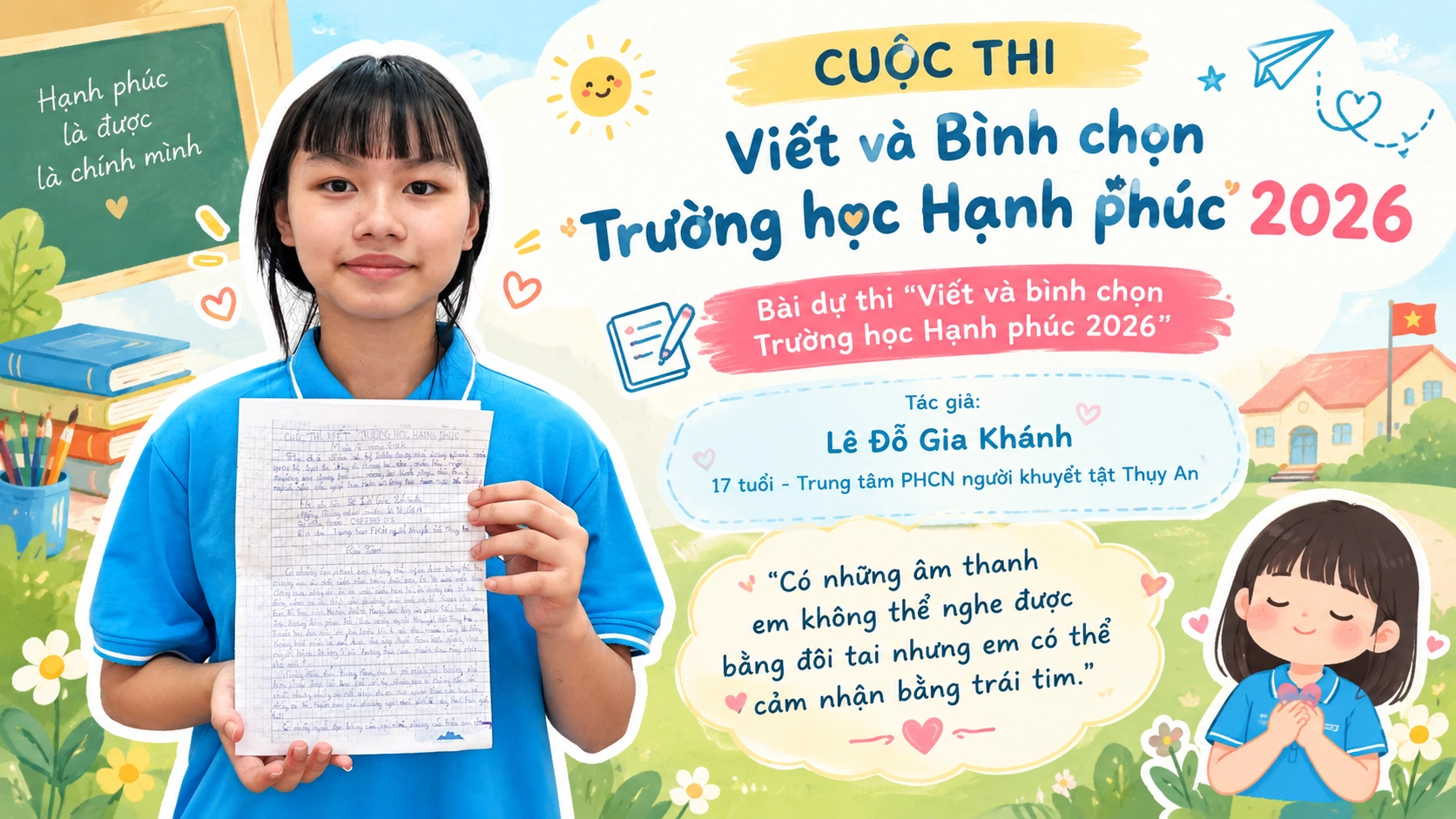 Lắng nghe hạnh phúc bằng trái tim