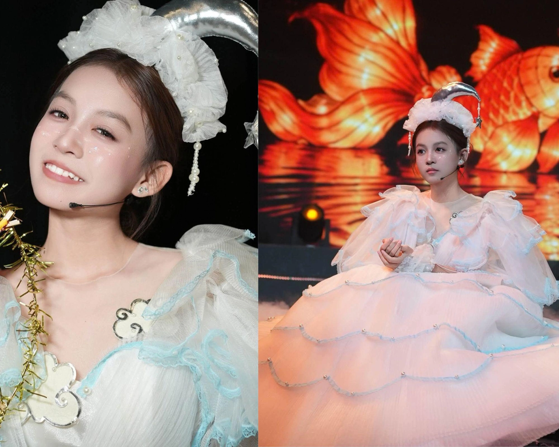Sao nhí Ali Thục Phương hóa “nàng Mây”, khoe vẻ đẹp trong trẻo mùa Trung thu