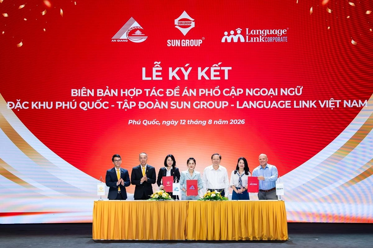 Sun Group, Language Link đồng hành Phú Quốc phổ cập tiếng Anh trước APEC 2027