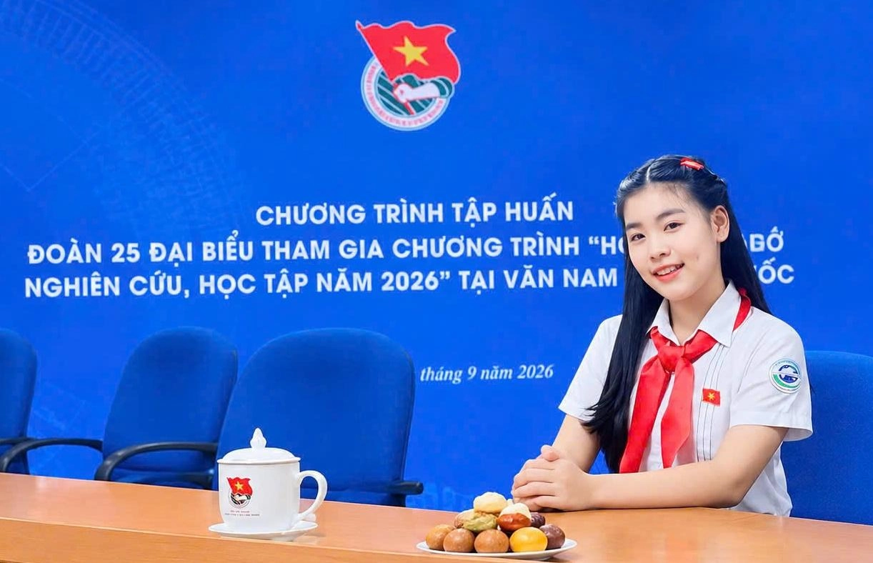 Phan Bảo Ngọc đại diện thiếu nhi Việt Nam tham dự “Hành trình đỏ 2026”, góp nhịp cầu hữu nghị Việt Nam - Trung Quốc
