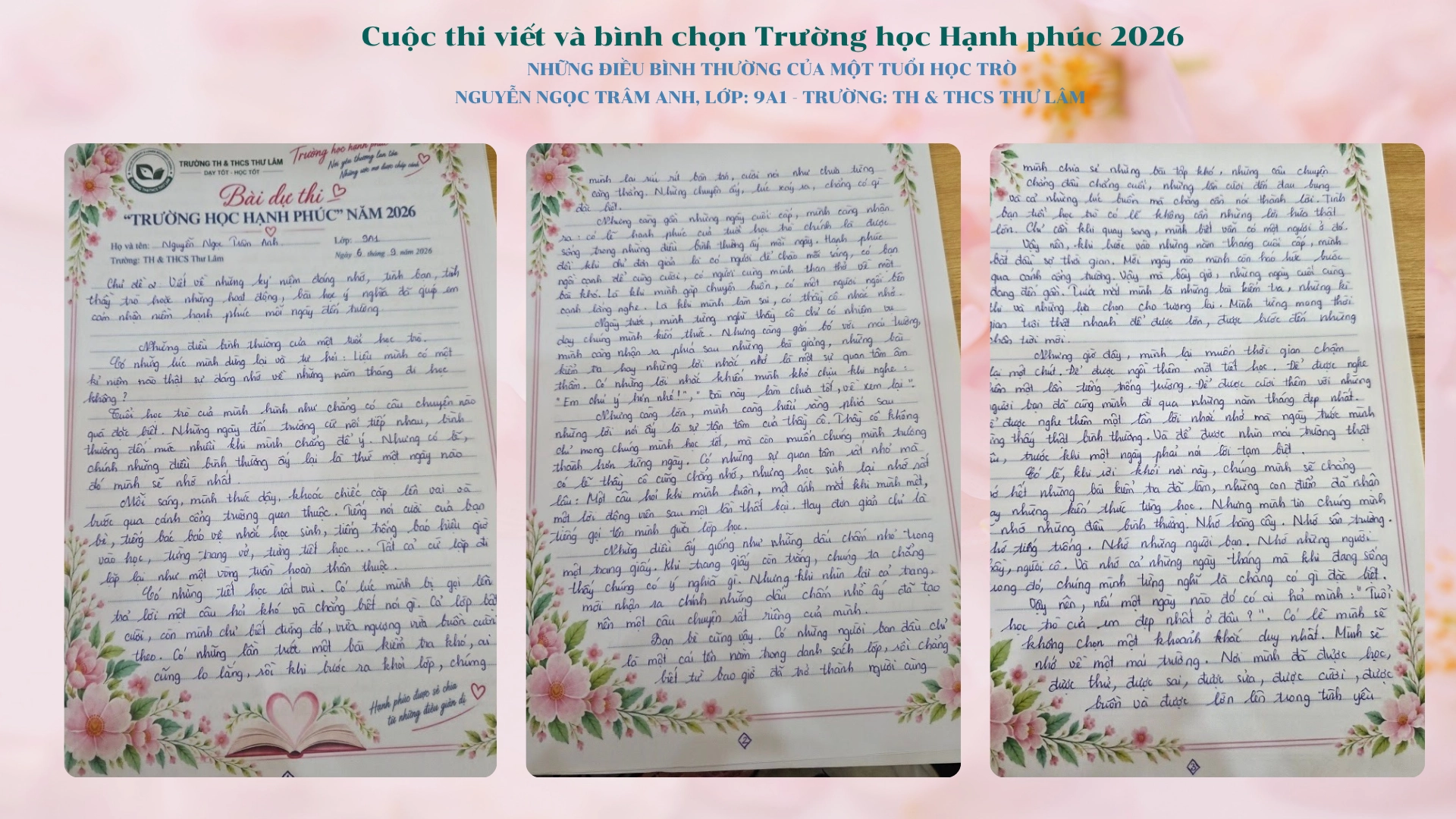 Những điều bình thường của một tuổi học trò