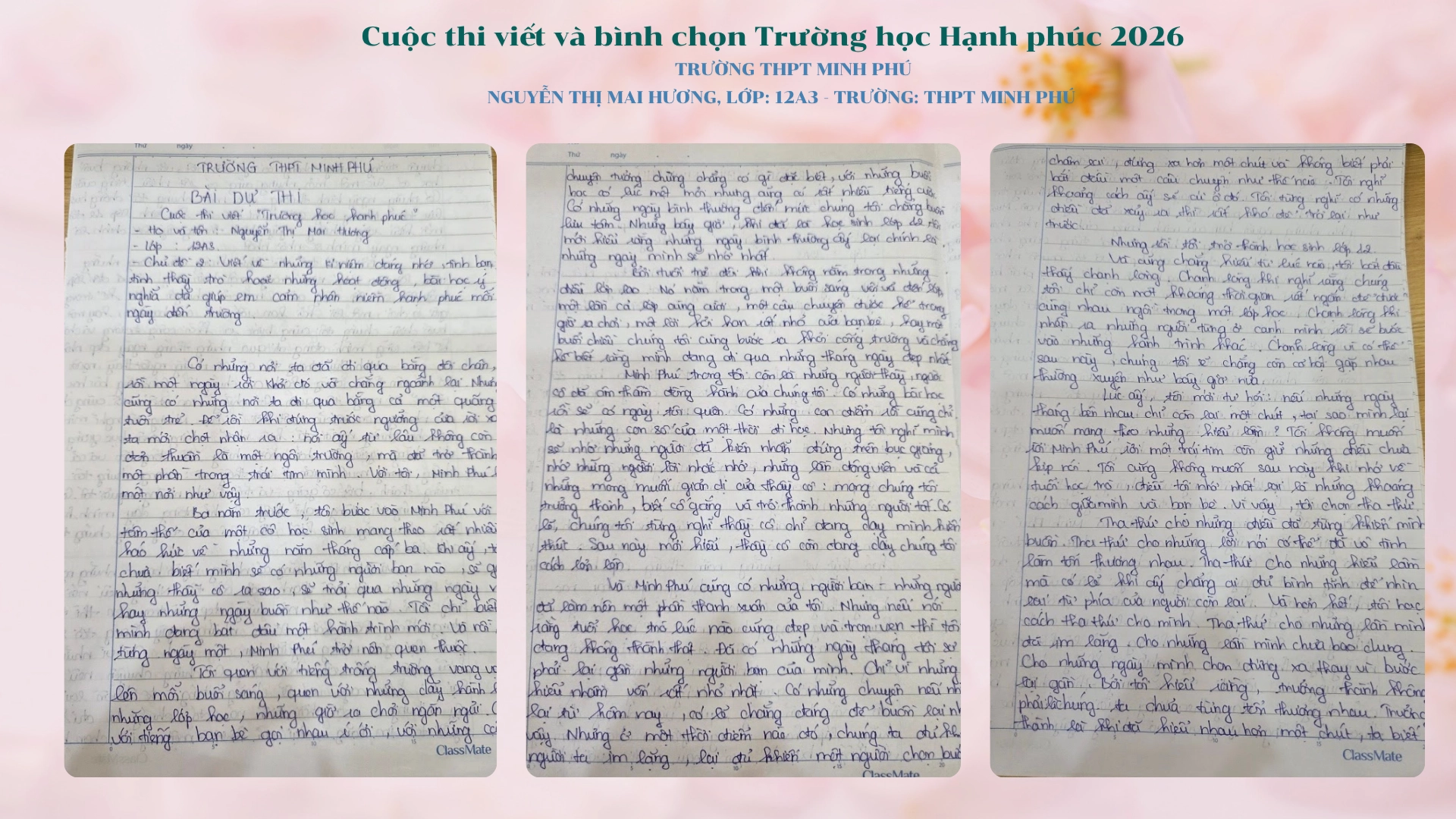 THPT Minh Phú - Một phần trong trái tim tôi