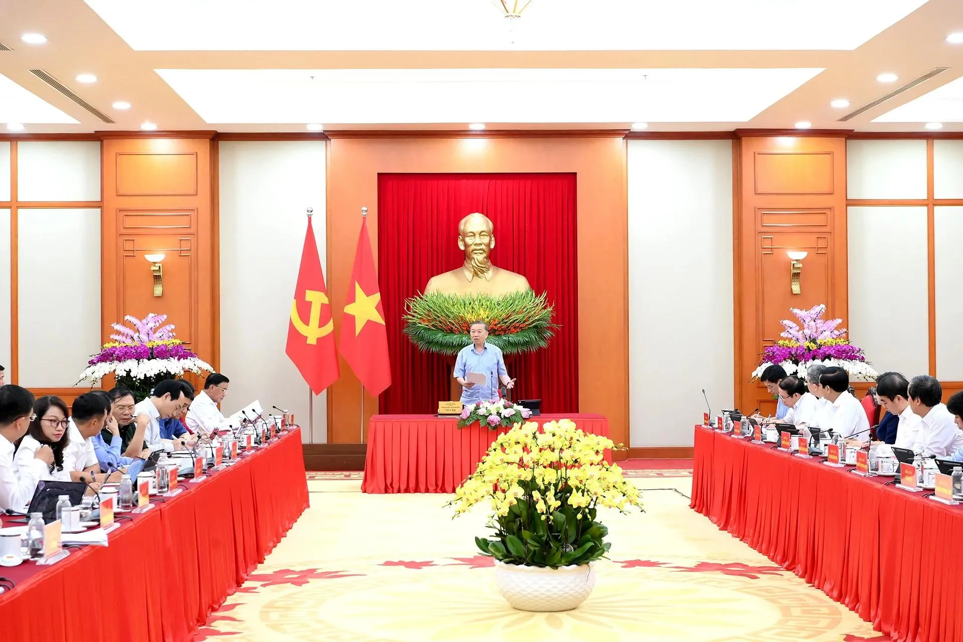[Ảnh] Tổng Bí thư, Chủ tịch nước Tô Lâm chủ trì làm việc với ngành Giáo dục và Đào tạo