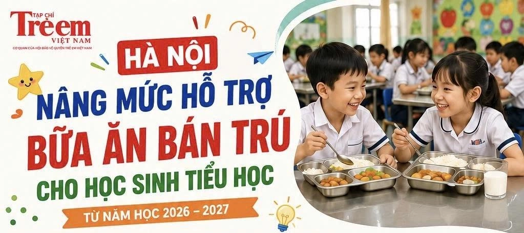 Hà Nội hỗ trợ bữa ăn bán trú cho học sinh tiểu học, mức cao nhất 40.000 đồng/ngày